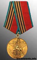 Medal Forty Years of Victory in the Great Patriotic War 1941–1945