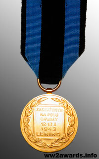 фотография Золотая медаль Заслуженным на Поле Славы